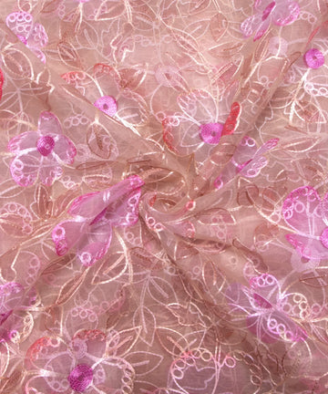 Organza Embroidery Fabric